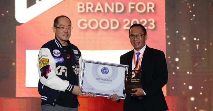 Leap-Telkom Digital Dinobatkan sebagai Brand for Good 2023