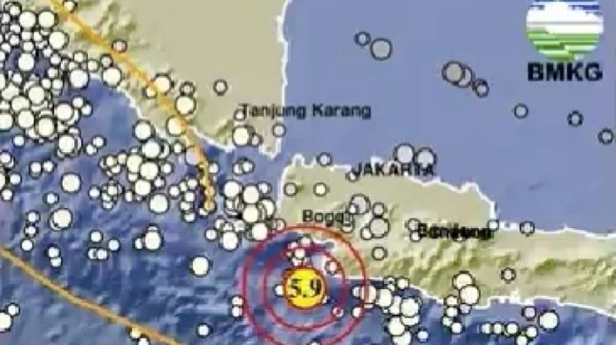 Gempa Bayah Banten Berkekuatan 5,9 Terasa Hingga Bogor dan Sukabumi