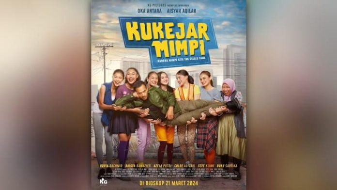 Sinopsis Film Kukejar Mimpi, Oka Antara Banting Setir Jadi Pelatih Cheerleader