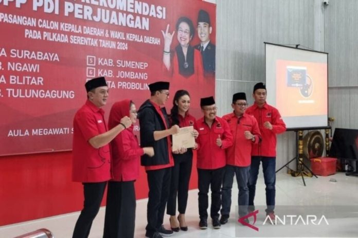 Krisdayanti Maju Pilkada Kota Batu, PDIP Usung Petahana di Tujuh Daerah Lain