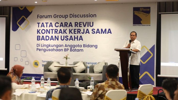 BP Batam Gelar FGD Tata Cara Reviu Kontrak Kerja Sama Badan Usaha - BP Batam