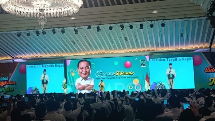 Di Acara PKB, Prabowo Bertanya Kapan akan Diundang PDIP 