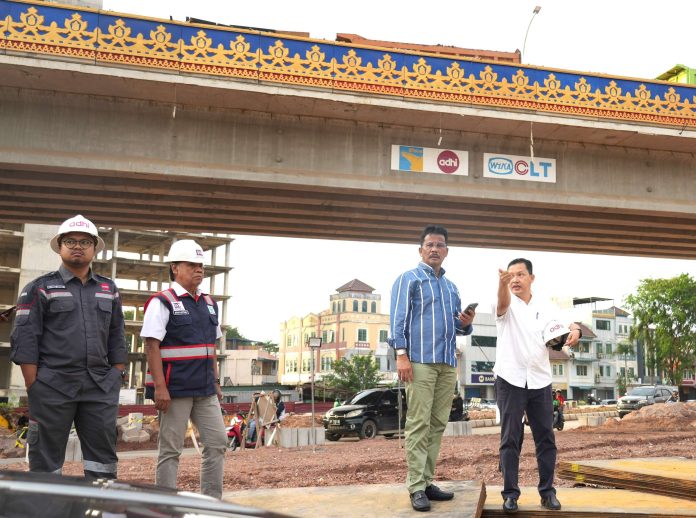 Kepala BP Batam Tinjau Pekerjaan Akhir Proyek Flyover Sei Ladi - BP Batam