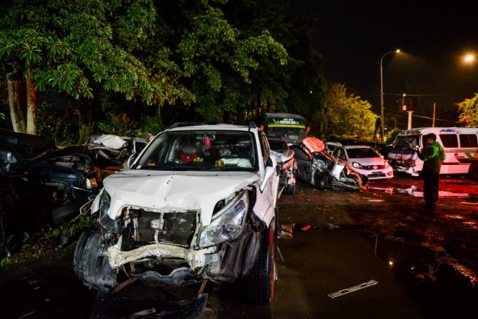 Kronologi Tabrakan Beruntun di Tol Dalam Kota, Libatkan Ioniq hingga Bus Mayasari