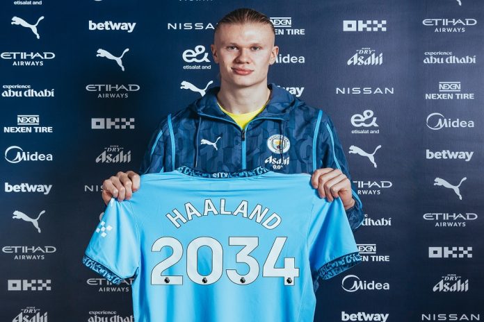 Teken Kontrak 10 Tahun, Erling Haaland Pecahkan 2 Rekor Fantastis