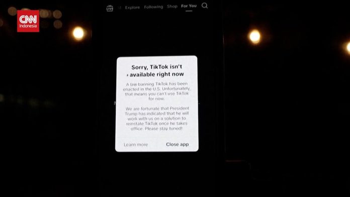 VIDEO: TikTok Resmi Tak Bisa Digunakan di Amerika Serikat