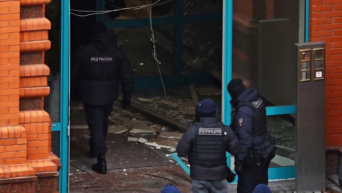 FOTO: Ledakan Bom di Moskow Tewaskan Bos Mafia Sekutu Putin