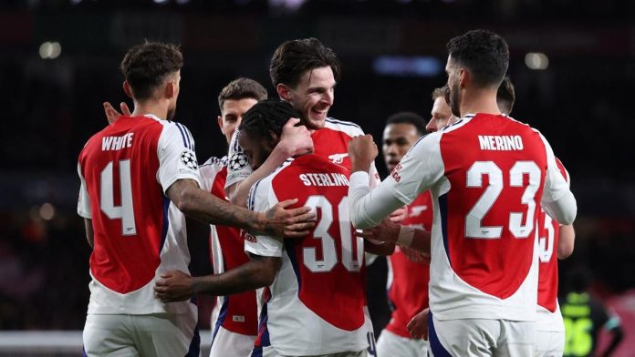 Hasil Liga Champions: Arsenal ke Perempat Final, Unggul Agregat 9-3