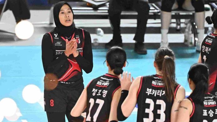 Megawati Cedera Saat Red Sparks Hajar Pink Spiders