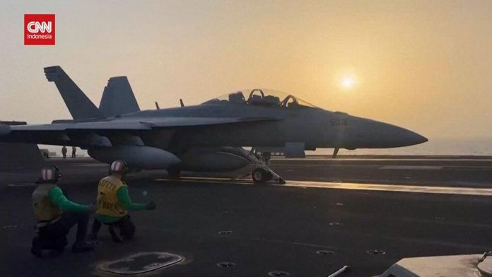 VIDEO: AS Kerahkan Jet Tempur Serang Houthi di Yaman