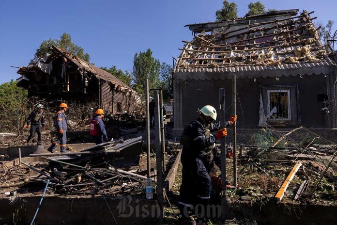 Drone Rusia Gempur Kharkiv, 3 Orang Tewas dan 64 Warga Luka