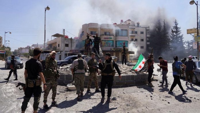 FOTO: Sweida Suriah Chaos Gegara Perang Suku Druze-Arab Badui