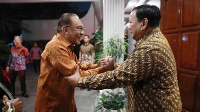 Prabowo Sambut Anwar Ibrahim, Akan Teken MoU Perbatasan