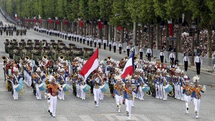 TNI Unjuk Gigi di Bastille Day, 'Maju Tak Gentar' Bergema di Paris