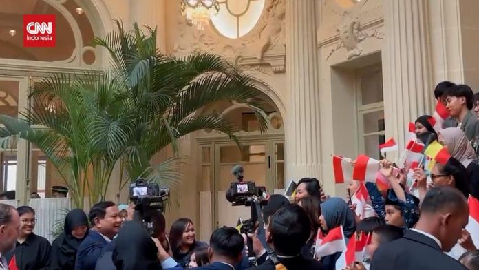 VIDEO: Prabowo Tiba di Brussel Belgia, Disambut Diaspora Indonesia