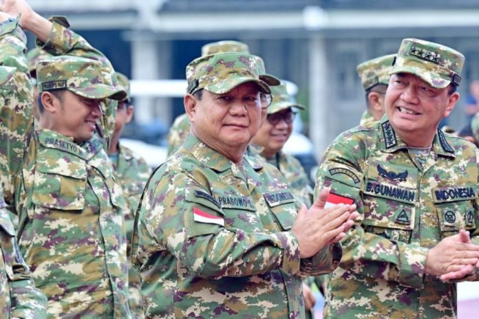 Pesan Prabowo untuk Pimpinan TNI : Latih Prajurit dengan Keras Tidak dengan Kekejaman