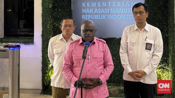 Menteri Pigai Tolak Sebut 3 Orang Hilang: Bahasa Saya, Belum Kelihatan