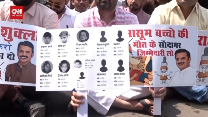 VIDEO: 14 Anak di India Meninggal Dunia Keracunan Obat Batuk Sirup