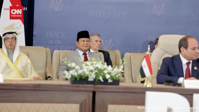 VIDEO: Saat Prabowo Disambut Trump di KTT Damai Gaza
