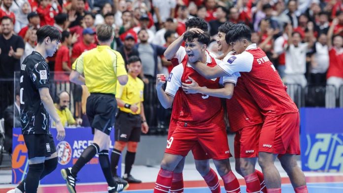 Rio Pangestu Menangis Usai Indonesia Lolos Perempat Final AFC Futsal