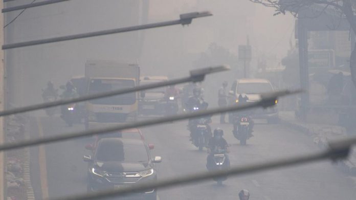 Jerit Hati Pedagang, Kabut Asap Palembang Bikin Kesehatan-Omset Turun